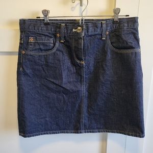 Blue denim jcrew size 8